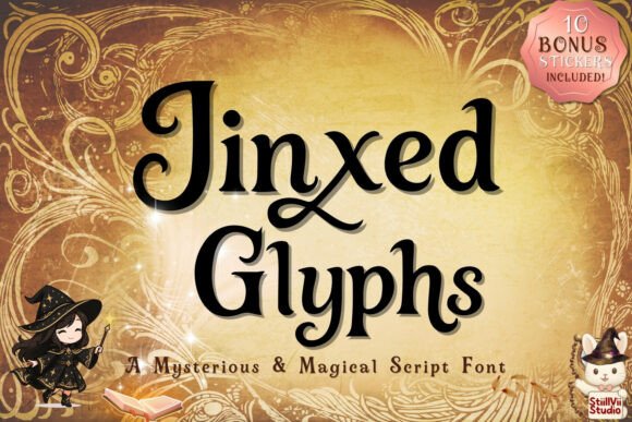 A Practical Review of Jinxed Glyphs, The Spellbook Font