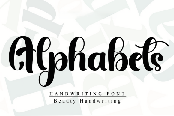 Alphabets: A Beautiful Script Font for Your Brand's Signature Style