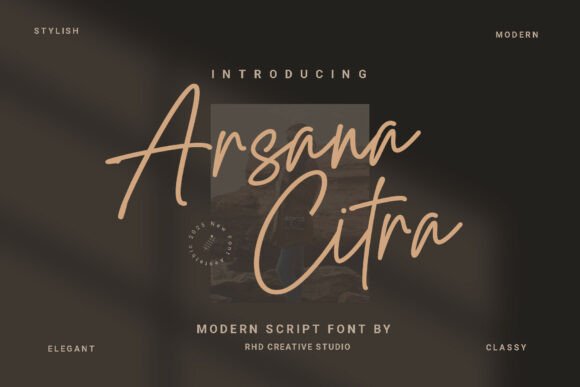 Arsana Citra: The Handwritten Script for Your Handmade Brand