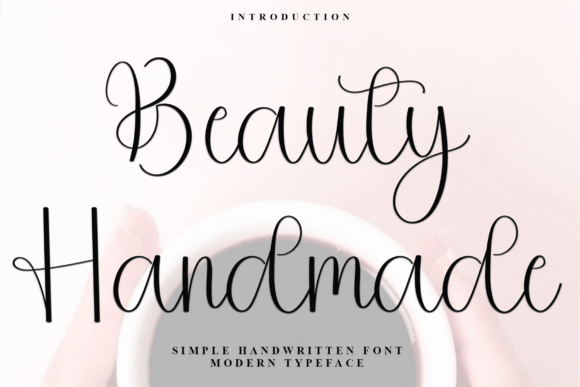 Beauty Handmade: A Whimsical Font for Editorial Charm