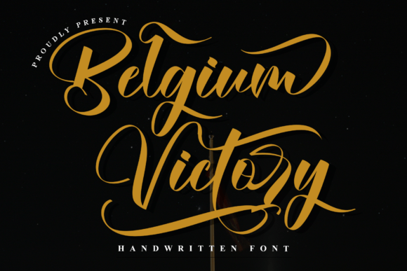 Belgium Victory: The Elegant Script Font That Makes Campaign Messages Unforgettable