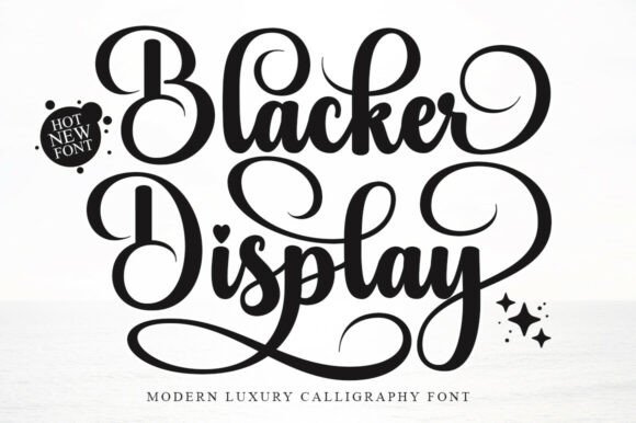 Blacker Display: A Font for a Polished, Professional Brand