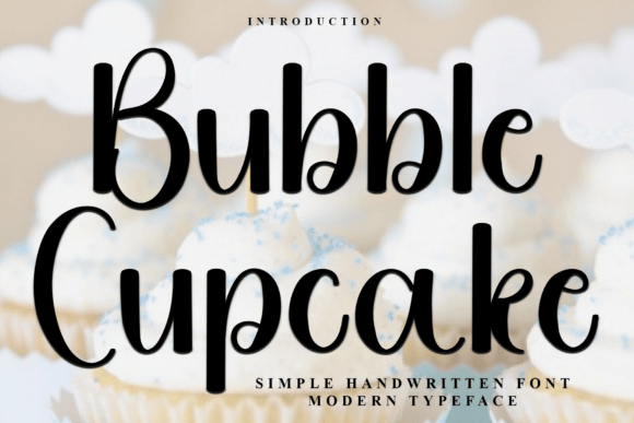 Bubble Cupcake: A Softly Distinctive Display Font for Digital Design