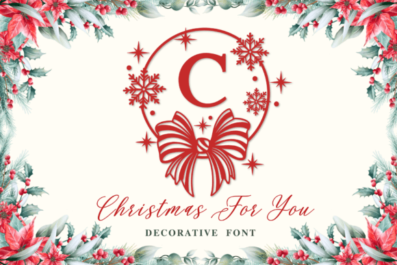 Christmas for You: An Elegant Font for Editorial Holiday Magic