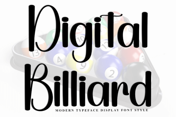 Crafting Charm with Digital Billiard: Your New Favorite Festive Font