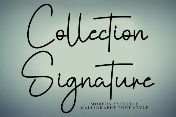Crafting with Character: The Collection Signature Font