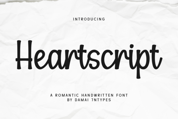 Heartscript: The Modern Script Font for Campaigns That Need a Soft Touch