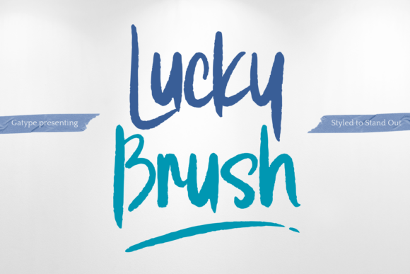 Lucky Brush: A Font Built for Campaigns That Need to Shout