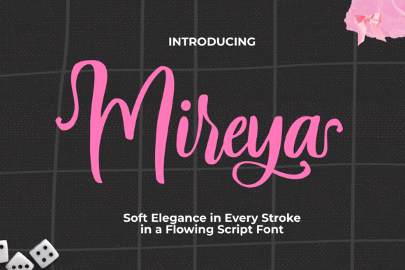 Mireya: The Charming Script Font for Handmade Products