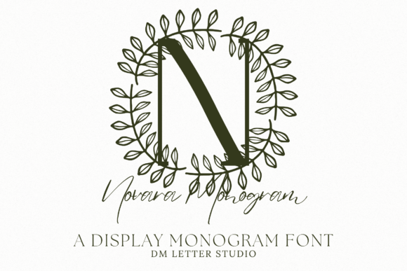 Novara Monogram: A Premium Font for a Polished Brand Look