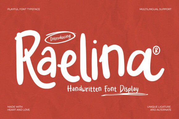 Raelina Regular: A Playful Font for Digital Branding