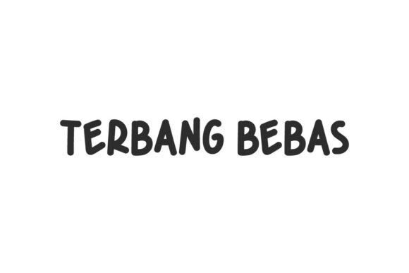 The Crafters Guide to the Playful Terbangbebas Typeface