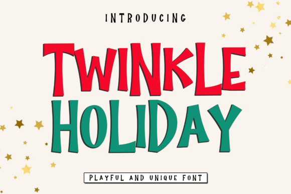 Twinkle Holiday Font: Elegant Script for Crafters and Makers